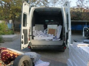 Mardin Midyat'ta Kaçak Sigara Operasyonu