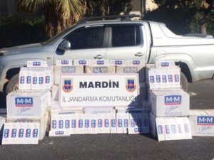 Nusaybinde 2 Bin 750 Paket Kaçak Sigara Ele Geçirildi