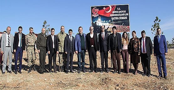 Midyat Adliyesi Demokrasi Şehitler Hatıra Ormanı oluşturdu