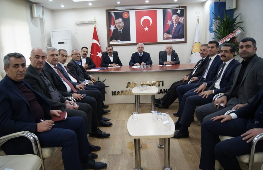 AK PARTİ MARDİN İL BAŞKANI ERİ İLK İLÇE BAŞKANLARI TOPLANTISINI GERÇEKLEŞTİRDİ
