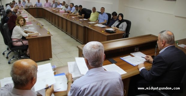 Midyat Belediyesi Meclis toplantısı gerçekleşti