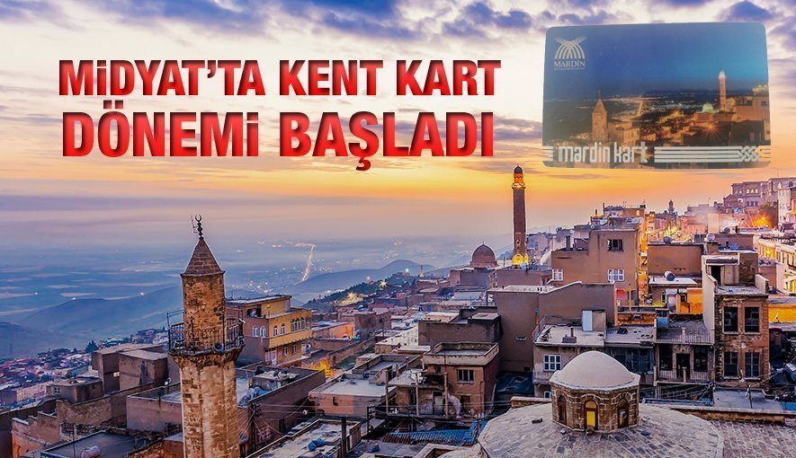 Toplu taşımada Mardin Kart dönemi başladı
