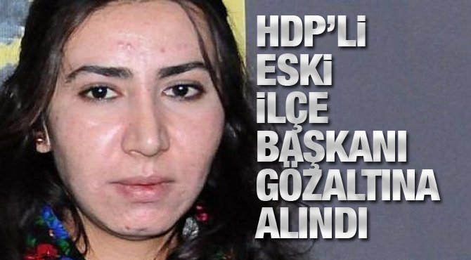 HDP’li eski ilçe başkanı gözaltına alındı