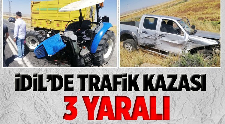 İdil'de Trafik Kazası: 3 Yaralı