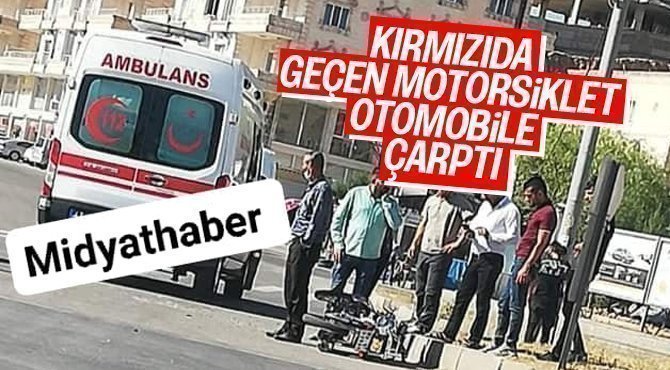Kırmızı ışıkta geçti otomobile çarptı: 2 yaralı