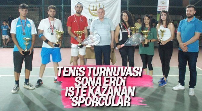 15 Temmuz Demokrasi ve Milli Birlik Tenis Turnuvası sona erdi