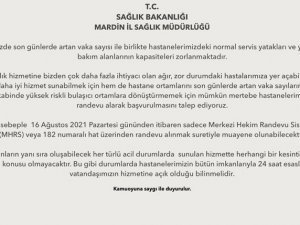 Randevusuz Hastalara Bakılmayacak