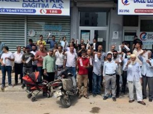 Dargeçit’te halk DEDAŞ’ı protesto etti