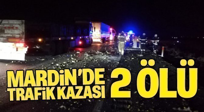 Mardin'de Trafik Kazası 2 ölü