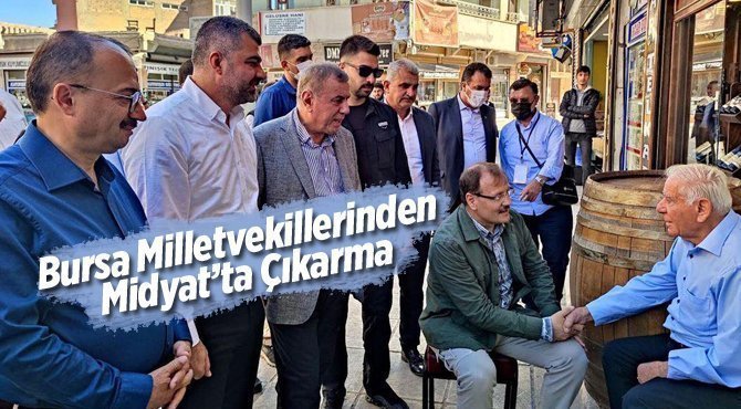 Bursa Milletvekillerinden Midyat’ta Çıkarma