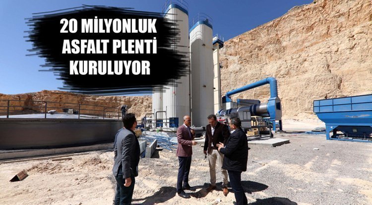 Mardin Büyükşehir Belediyesi Kendi Asfaltını Kendisi Üretecek