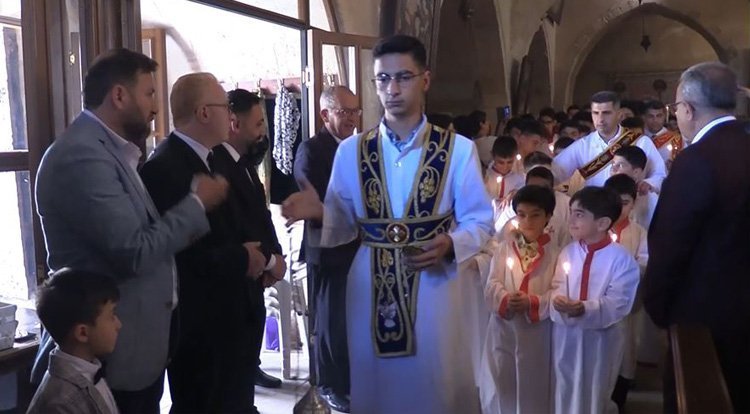 Mardin'de Paskalya Bayramı kutlandı