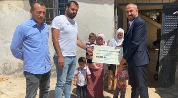 Mardin Öz Sağlık İş üyesini yanlız bırakmadı