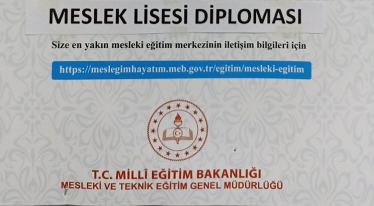 Ustalık Belgesi sahiplerine Lise Diploması fırsatı