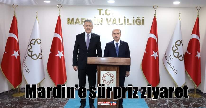 Mardin’e sürpriz ziyaret