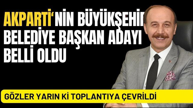 AK Parti'nin Mardin Büyükşehir Adayı Açıklandı!