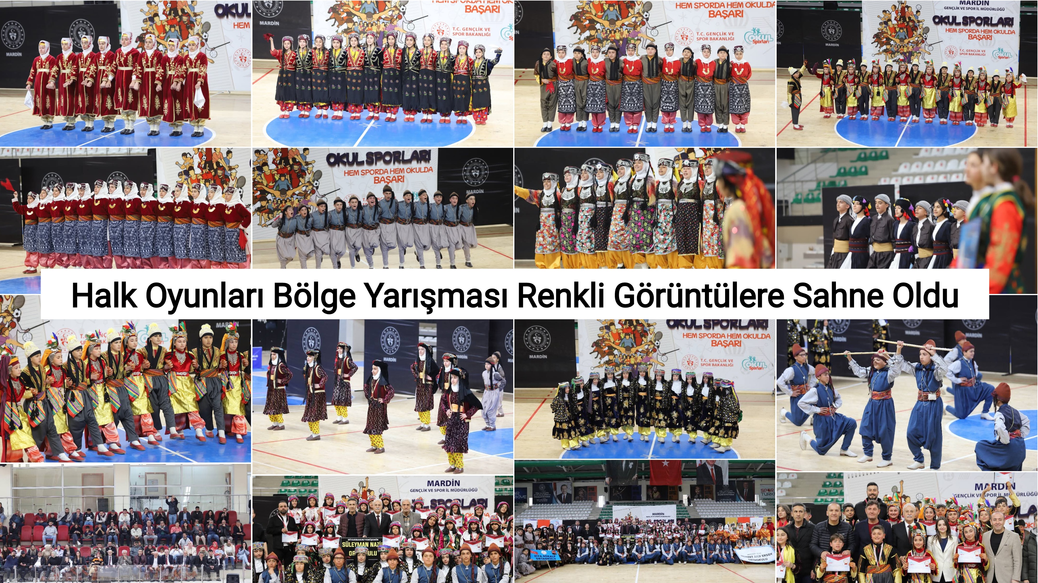 Halk Oyunları Bölge Yarışması Renkli Görüntülere Sahne Oldu