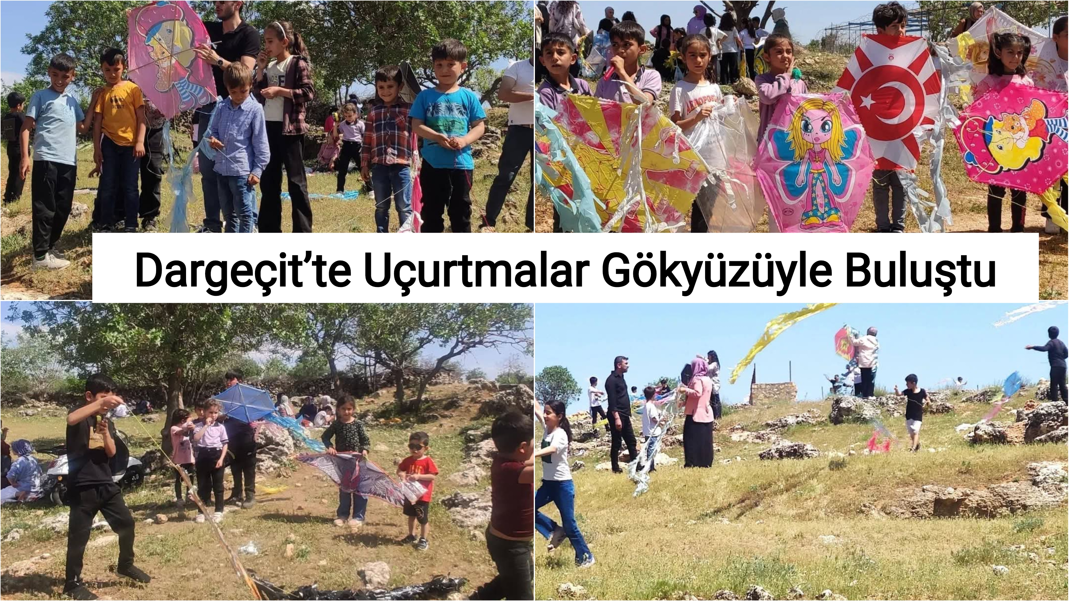 Dargeçit’te Uçurtmalar Gökyüzüyle Buluştu