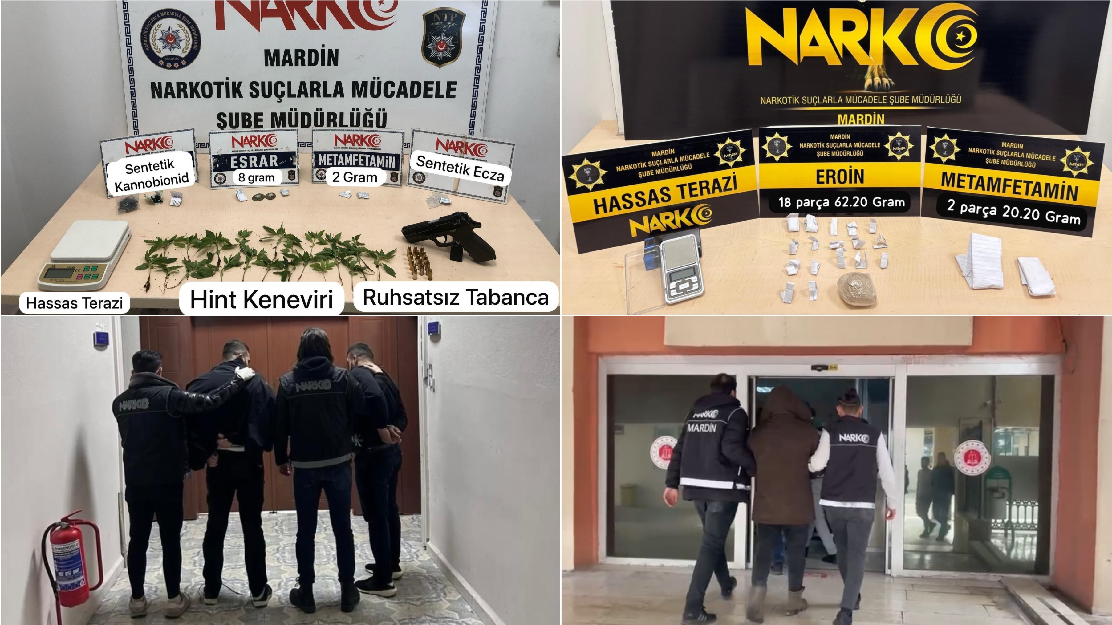 Mardin Narkotik Şubeden Torbacılara Operasyon