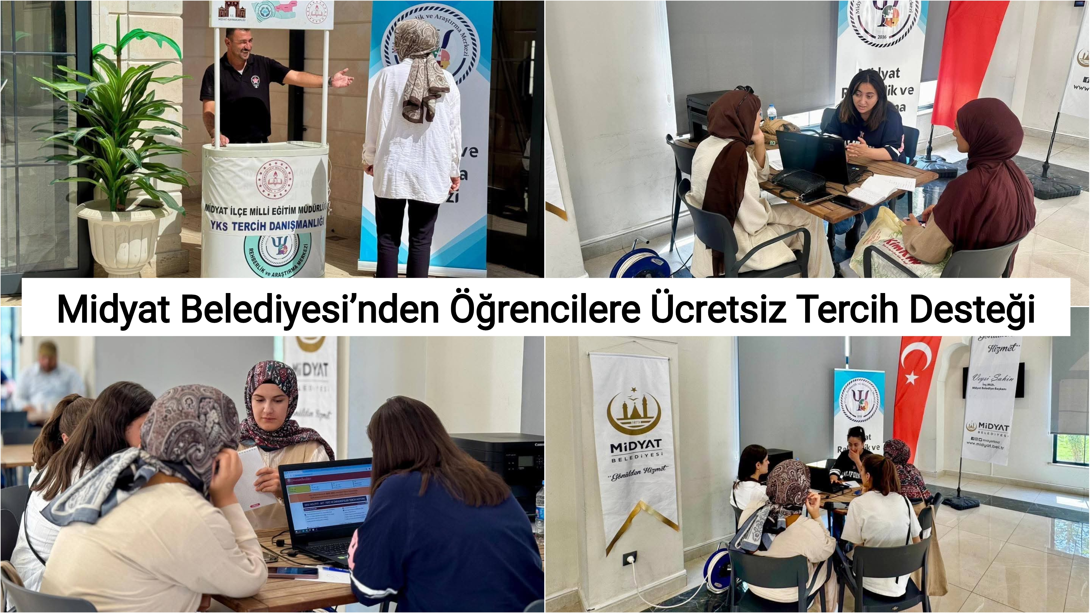 Midyat Belediyesi’nden Öğrencilere Ücretsiz Tercih Desteği