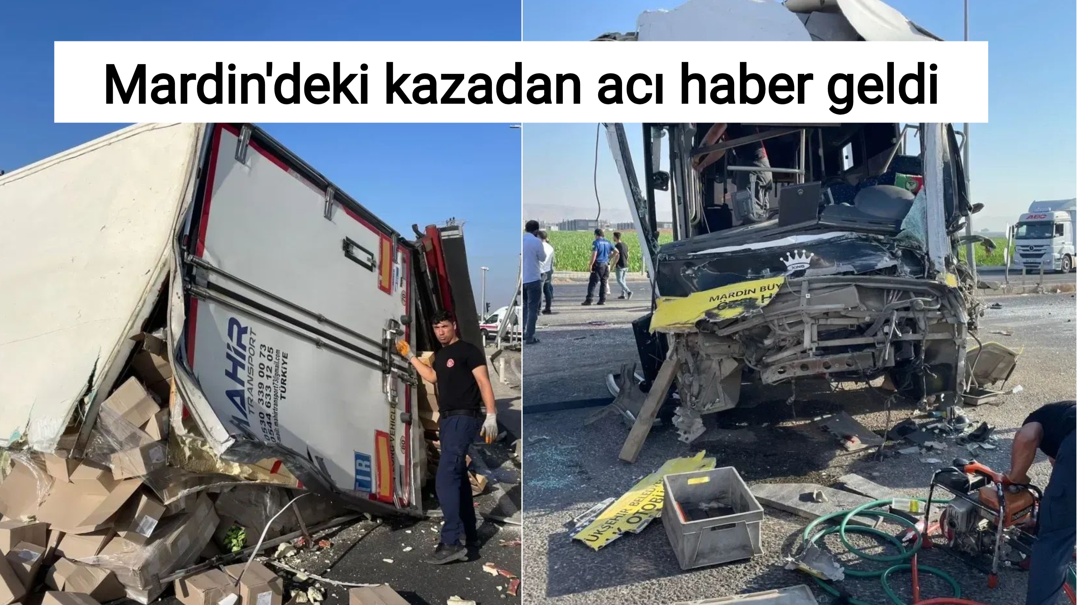 Mardin'deki kazadan acı haber geldi