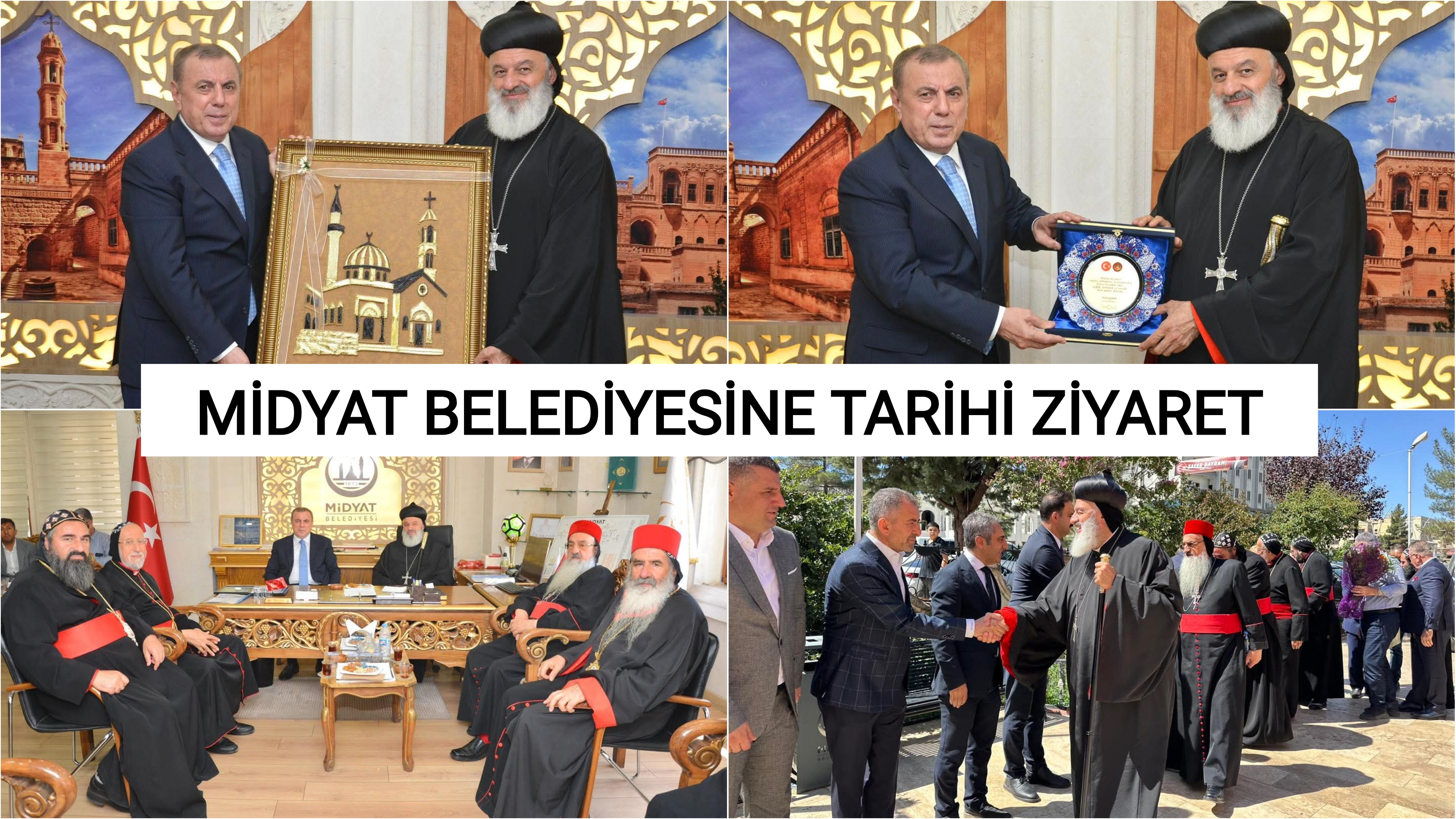 MİDYAT BELEDİYESİNE TARİHİ ZİYARET