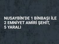 Nusaybin'de 1 Binbaşı ile 2 Emniyet Amiri Şehit, 5 Yaralı