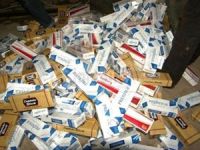 Midyat’ta 125 bin paket kaçak sigara ele geçirildi