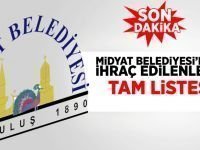 Midyat Belediyesinden İhraç Edilenlerin listesi