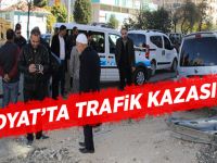 Midyat’ta maddi hasarlı trafik kazası