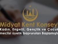 Midyat Kent Konseyi Kadın, Engelli, Gençlik ve Çocuk meclisi üyelik başvuruları Başlamıştır