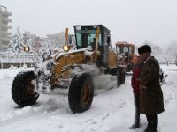 Midyat’ta karla mücadele