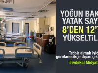 Hastanede Yoğun Bakım Yatak Sayısı Arttırıldı