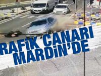 Mardin'de Trafik Canavarı Kameralara Yansıdı