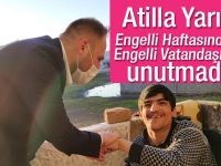 İlçe Başkanı Atilla Yarış Engellileri Unutmadı