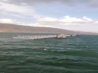 Hasankeyf'teki yüzer liman koptu
