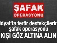 Midyat'ta terör destekçilerine şafak operasyonu: 5 gözaltı