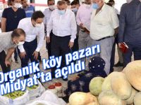 Midyat'ta Organik köy ürünleri pazarı açıldı