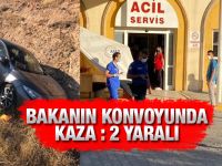 Bakan Karaismailoğlu'nun konvoyunda kaza: 2 yaralı