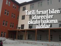 Fen Lisesinde çalışmalar devam ediyor