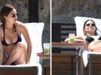 Bir Zamanlar Çukurova'nın Züleyha'sı Hilal Altınbilek siyah bikinisiyle plajın yıldızıydı