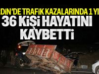 Mardin'de 1 Yılda Trafik Kazalarında 36 kişi hayatını kaybetti