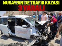 Nusaybin'De Trafik Kazası 3 Yaralı