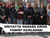 İdil'de uygulanan sokağa çıkma yasağı ile ilgili basın açıklaması yapıldı