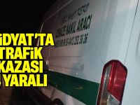 Midyat'ta trafik kazası: 4 Yaralı