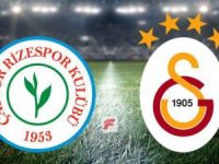 Galatasaray, Rizespor'u 3-2 mağlup etti