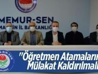 Eğitim Bir Sen "Öğretmen Atamalarında Mülakat Kaldırılmalı"