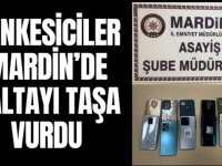 Yankesiciler baltayı Mardin’de taşa vurdu