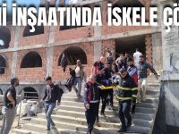 Cami İnşaatında İskele Çöktü: 2 İşçi Hastaneye Kaldırıldı