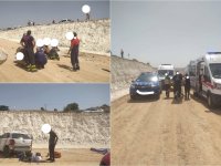 Tek taraflı kaza 1 ölü 5 yaralı.